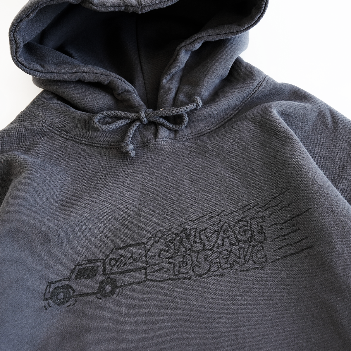 Scrapyard Truck Hoodie - Asphalt