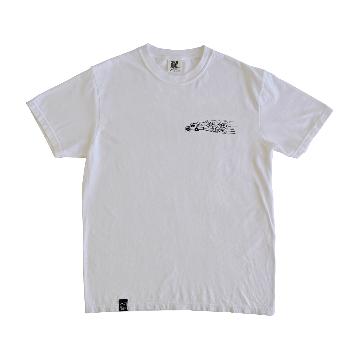 Scrapyard Truck Tee - White