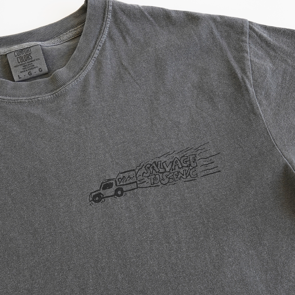 Scrapyard Truck Tee - Pepper